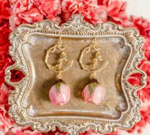 Hydrangea Drop Earrings