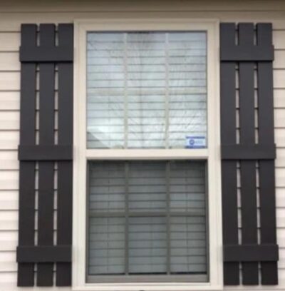 painting plastic shutters