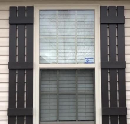 painting plastic shutters