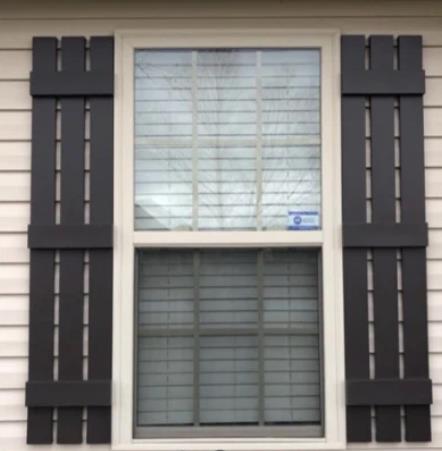 painting plastic shutters